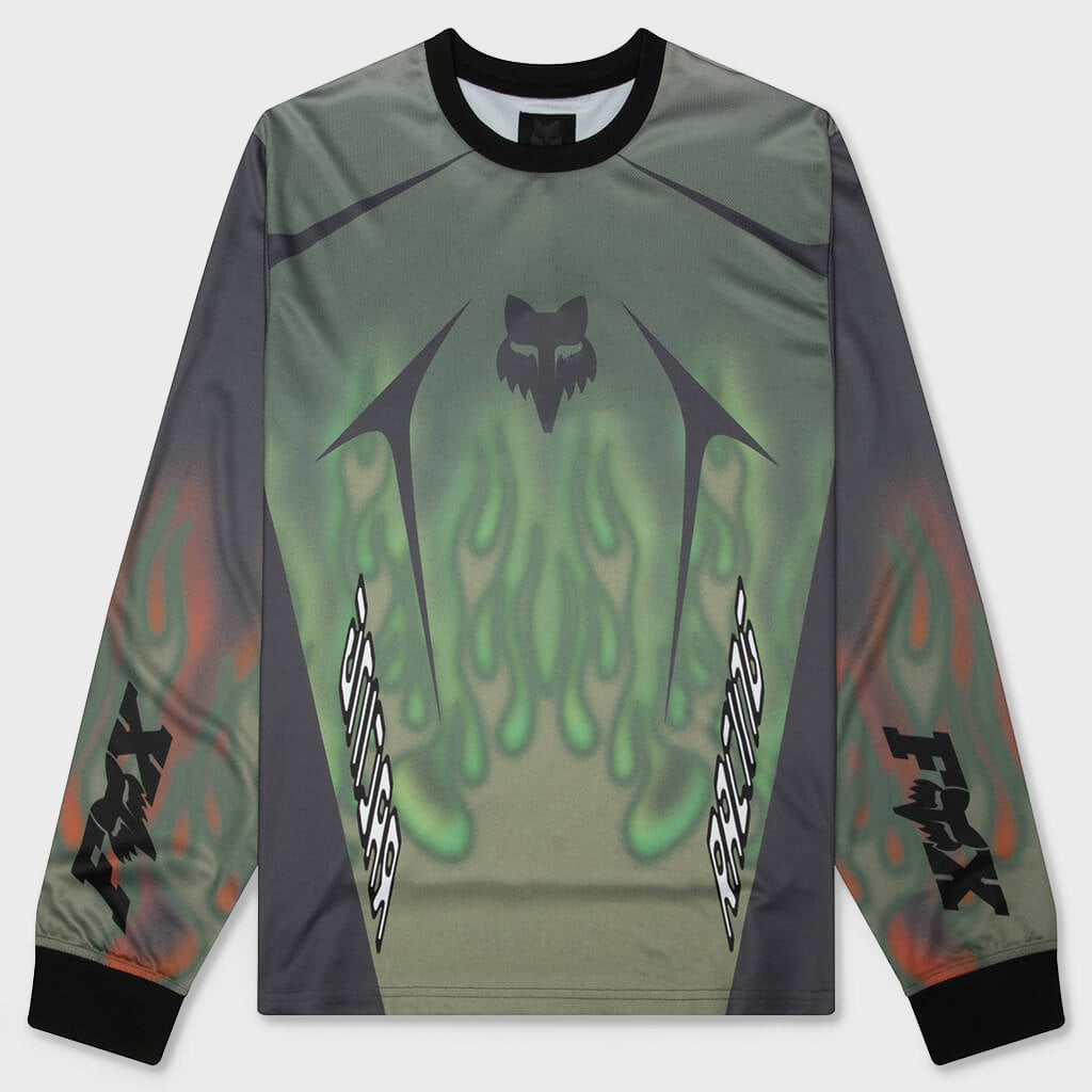 Inferno Jersey - Olive Green