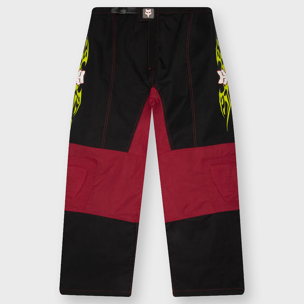 Paneled Pant - Red