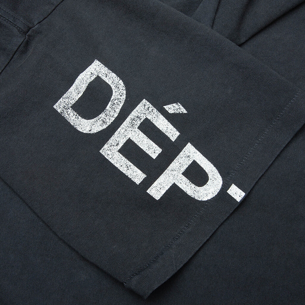 French Collector Tee - Washed Black