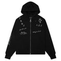 Fuck All Zip Hoodie - Black