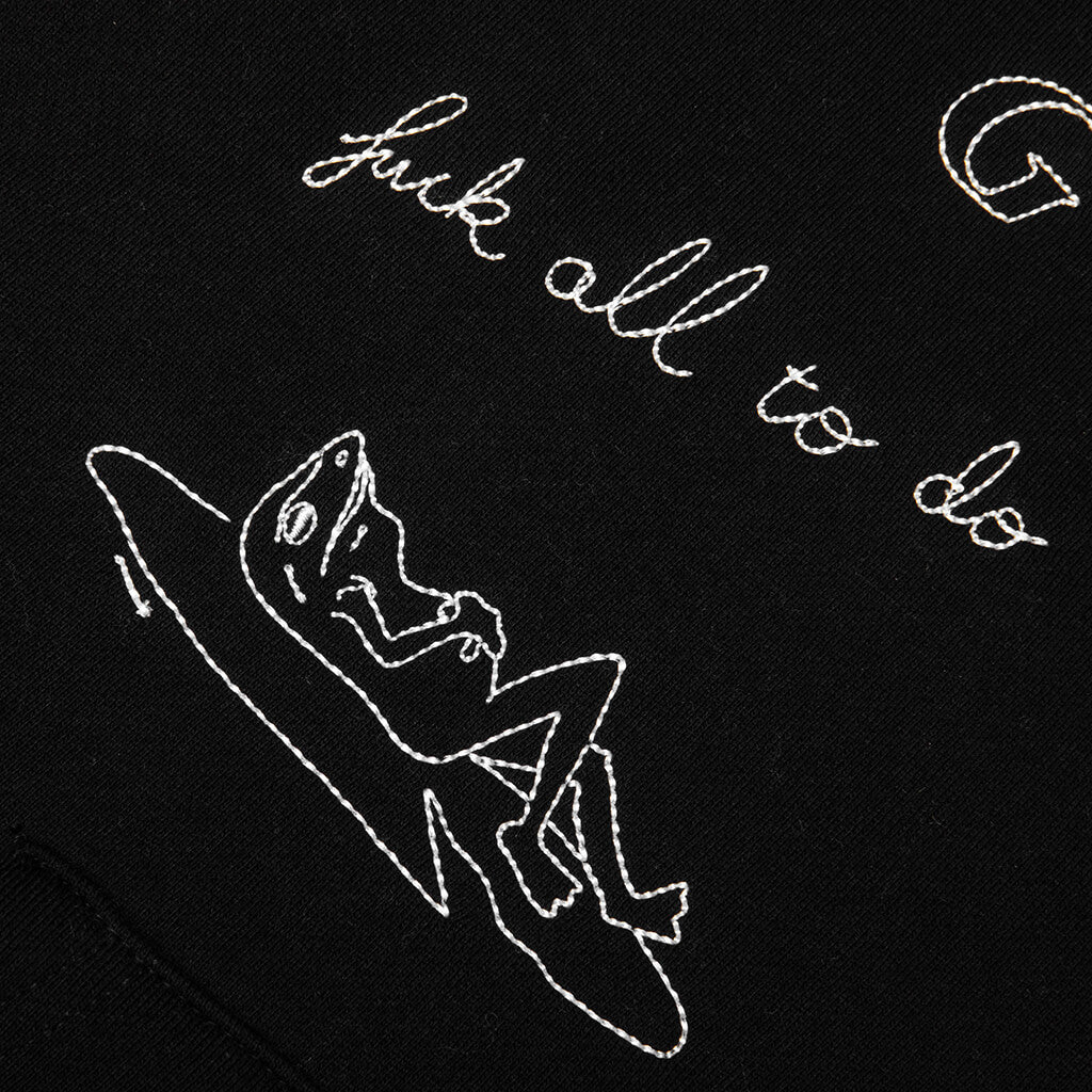 Fuck All Zip Hoodie - Black