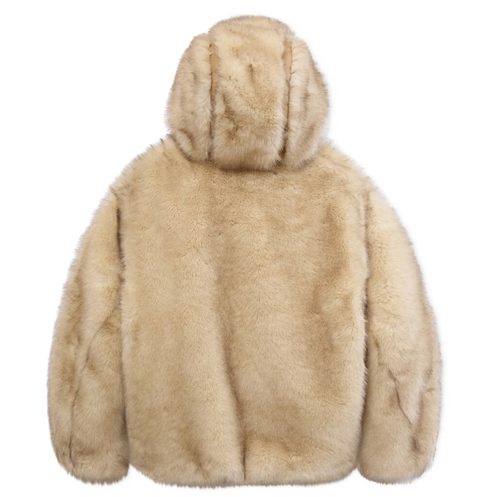 Fur Hoodie - Cream