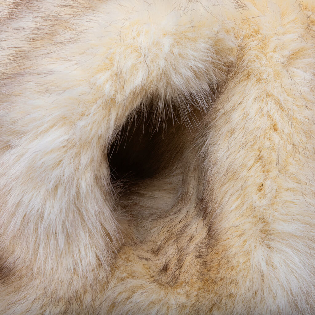 Fur Hoodie - Cream