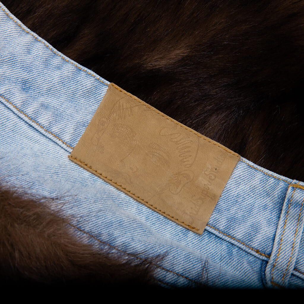 Fur Shorts - Brown