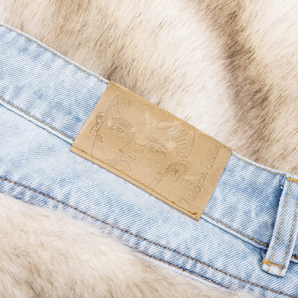 Fur Shorts - Cream
