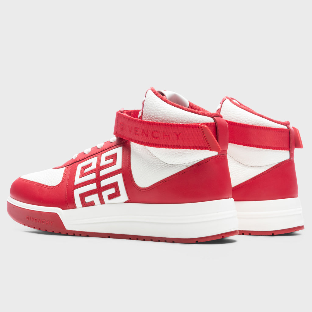 G4 High-Top Sneakers - Red/White