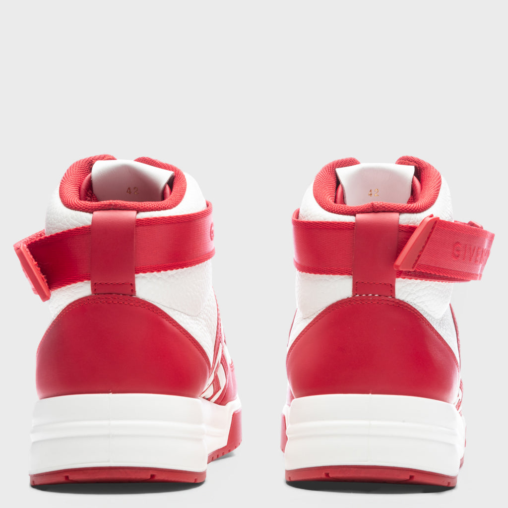 G4 High-Top Sneakers - Red/White