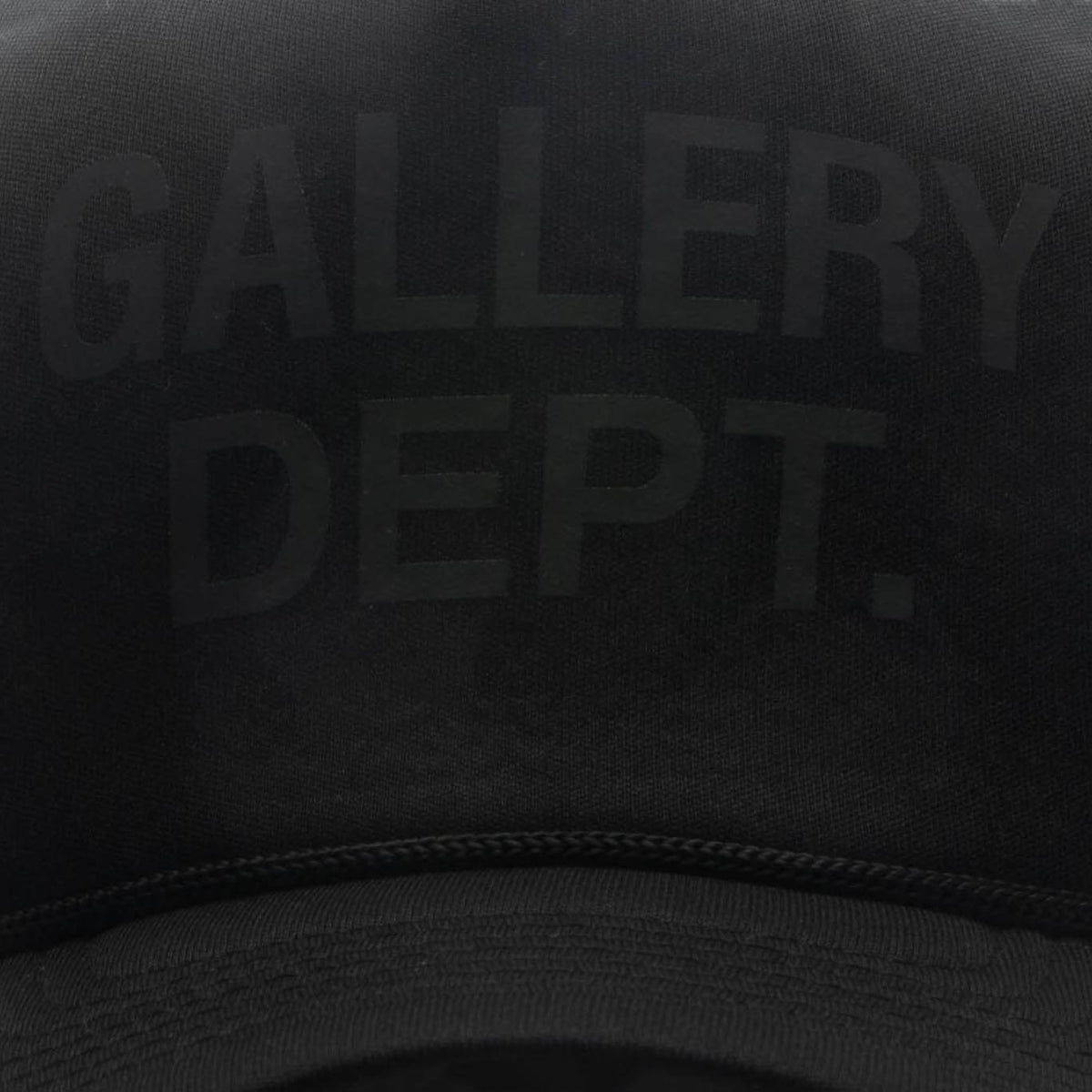 GD Logo Trucker Cap - Black/Black