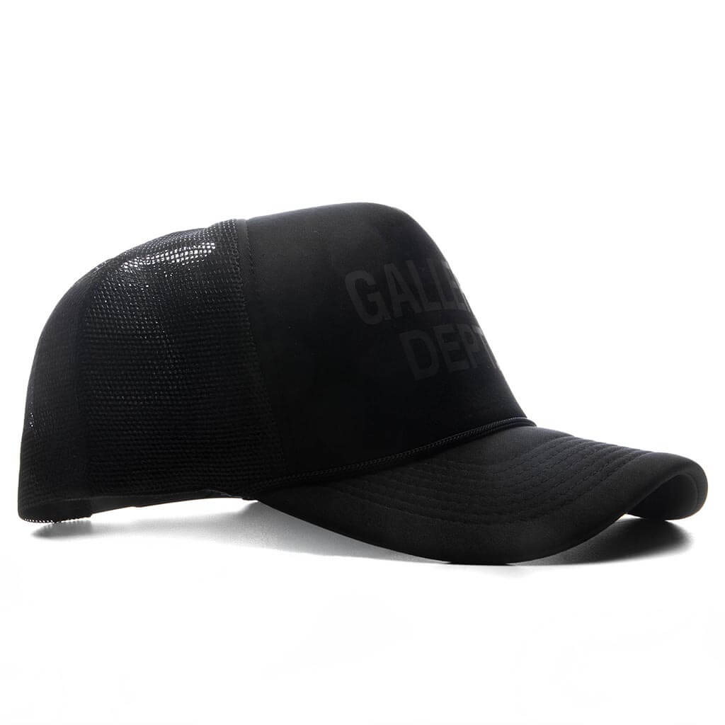 GD Logo Trucker Cap - Black/Black