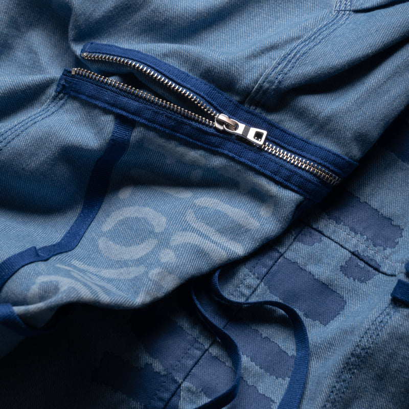 Marithe Francois Girbaud Camofleur Denim Pants - Light Indigo