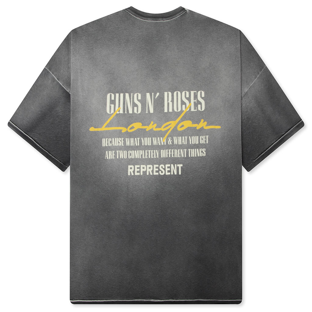 Cross T-Shirt - Stained Black