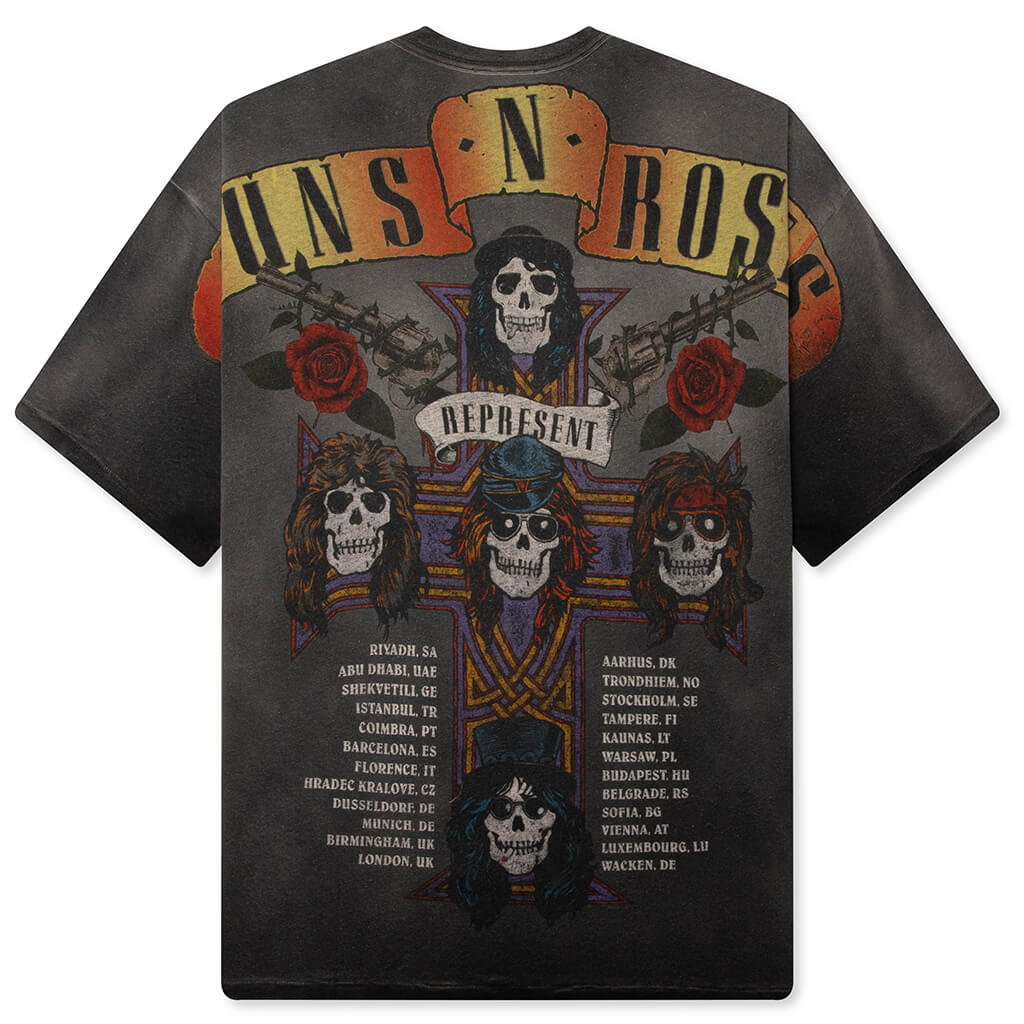 Tour T-Shirt - Stained Black