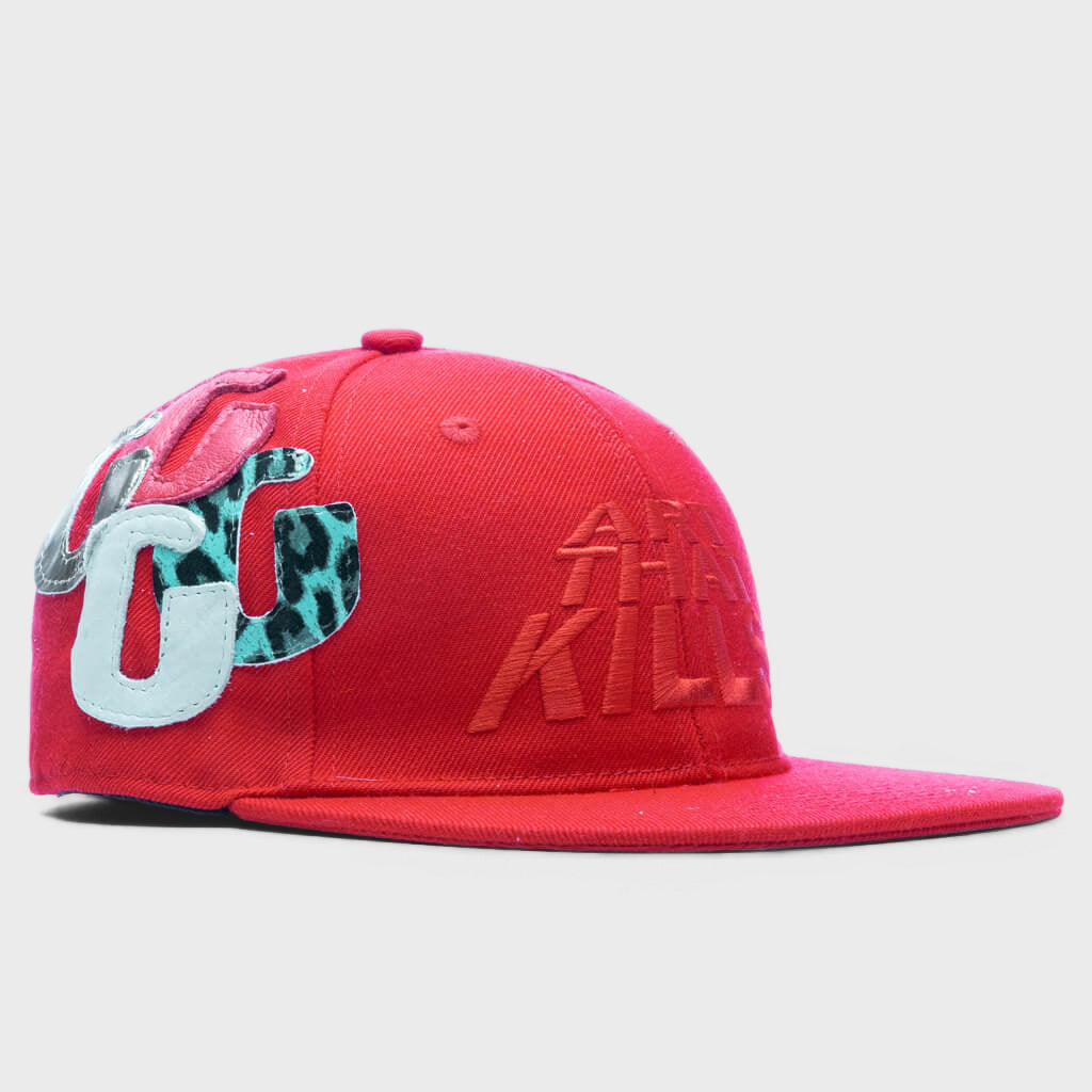 ATK G Patch Fitted Cap - Red