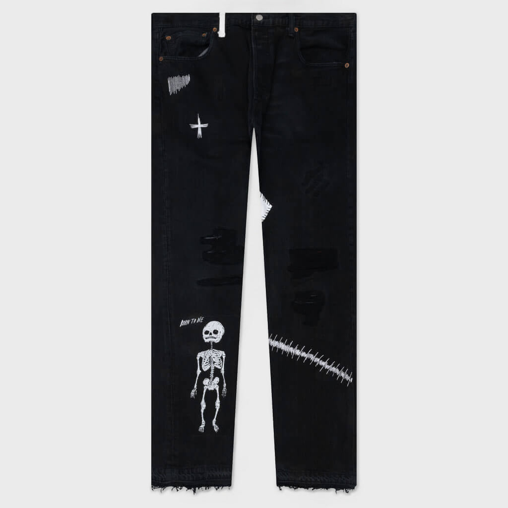 Fuck Face Denim - Black