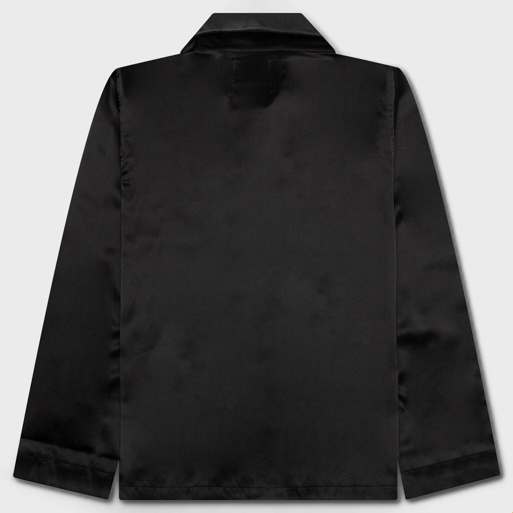 Silk Pajama Shirt - Black