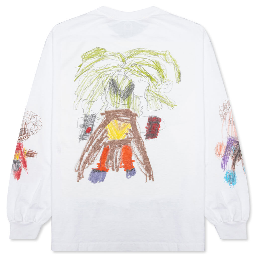 I'm Sad L/S Tee - White