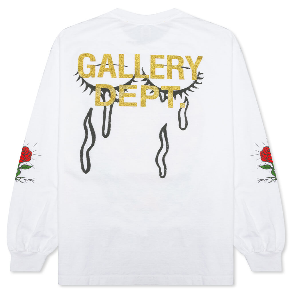 Puzzle L/S Tee - White