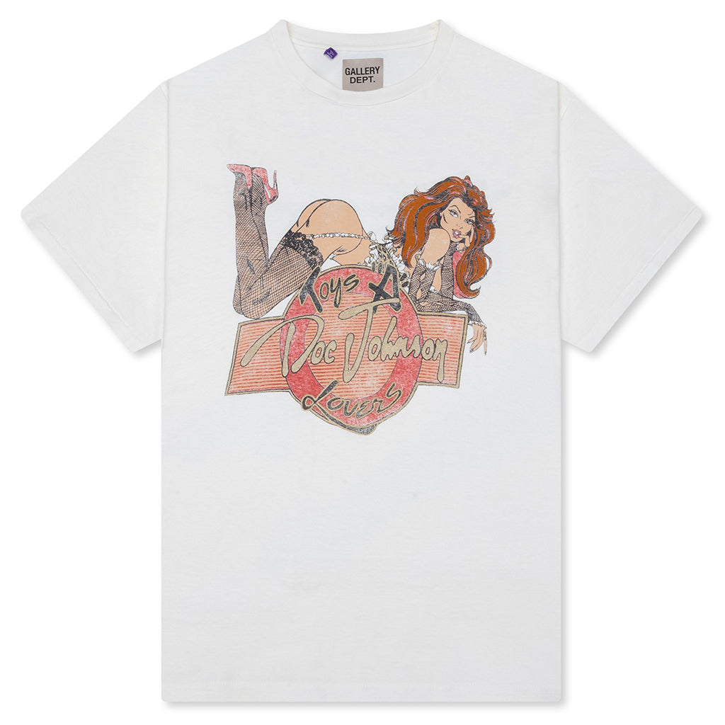 Toys 4 Love Tee - Light Archival White