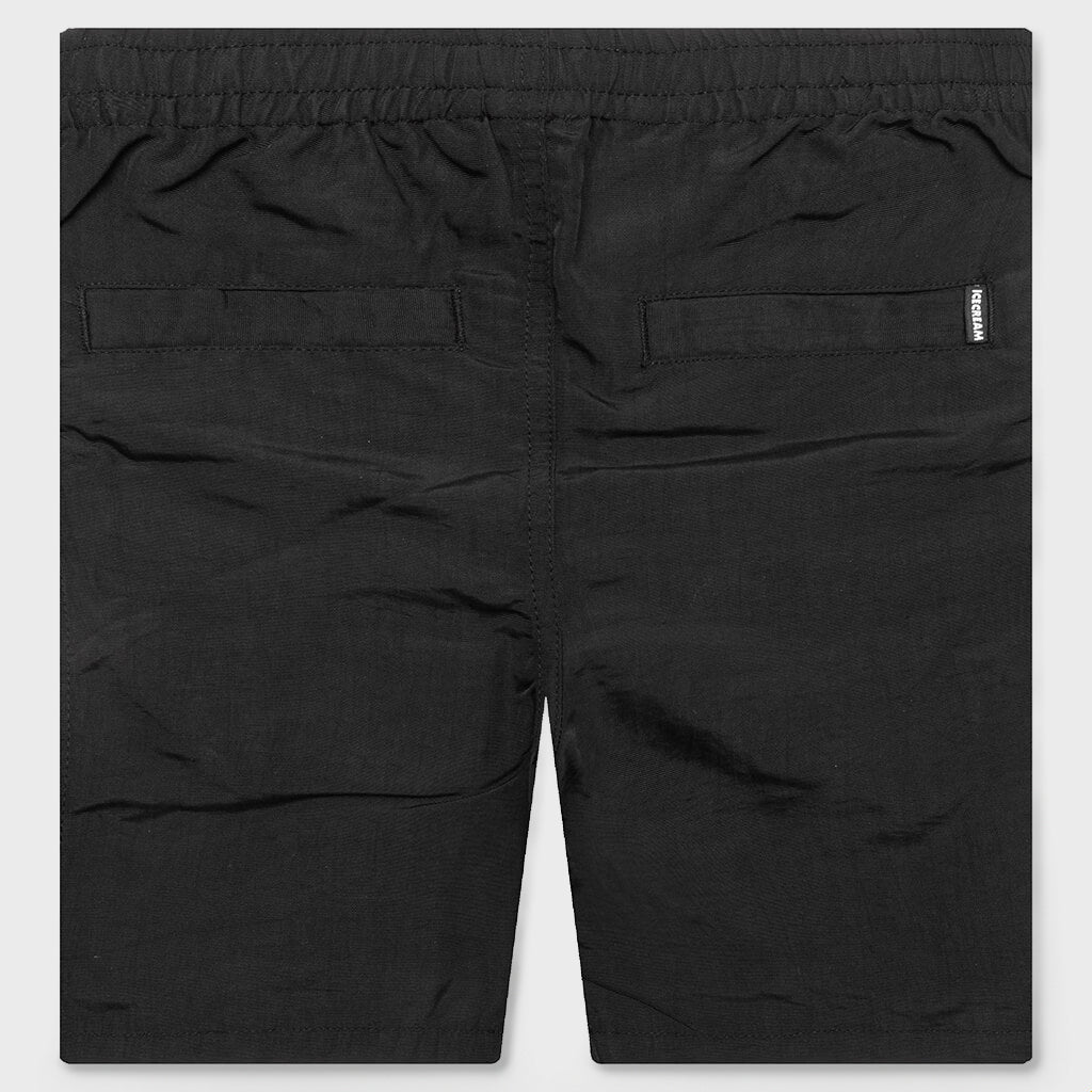 Kids Game Over Shorts - Black