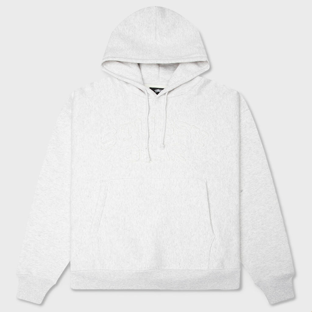 Gear Applique Hoodie - Ash Heather