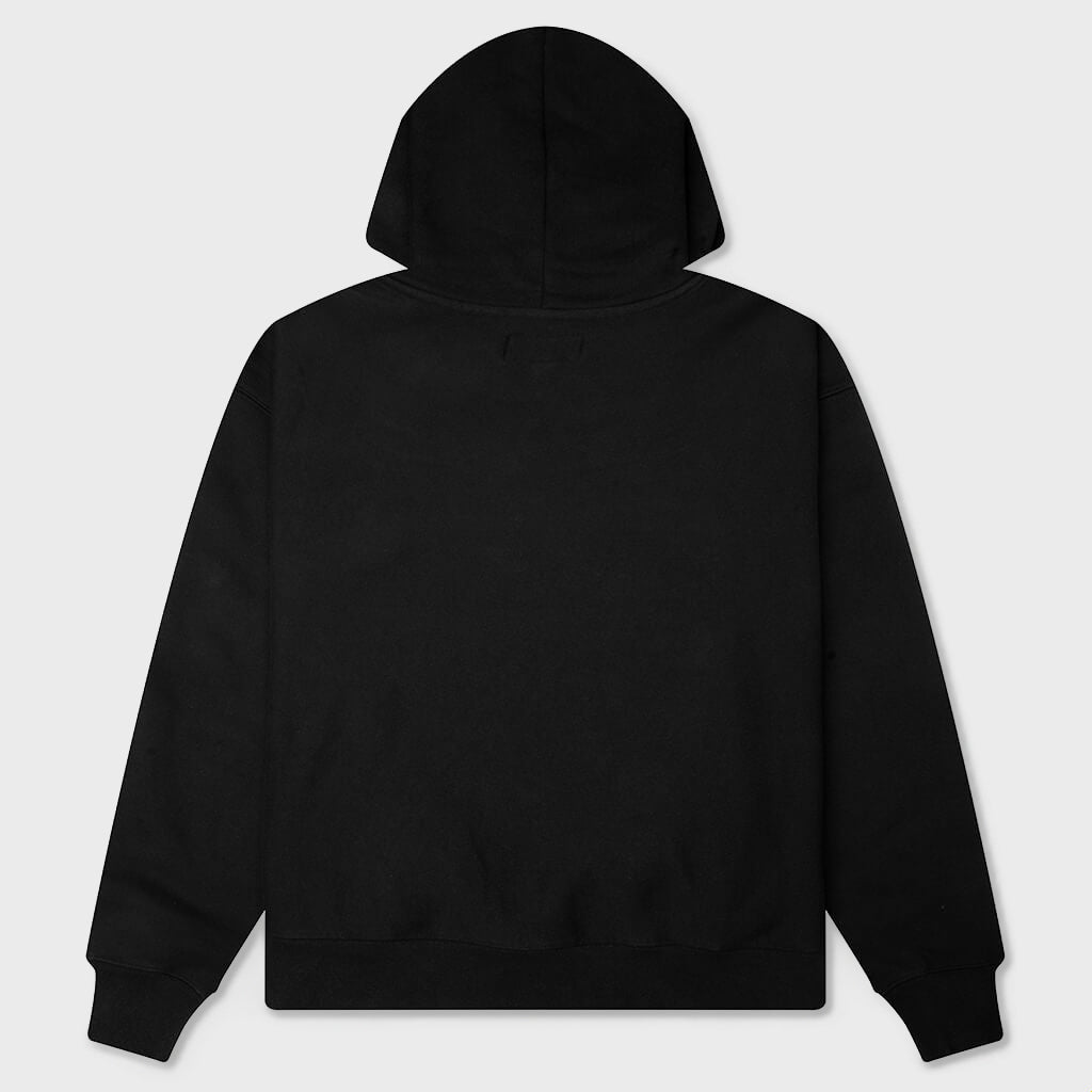 Gear Applique Hoodie - Black