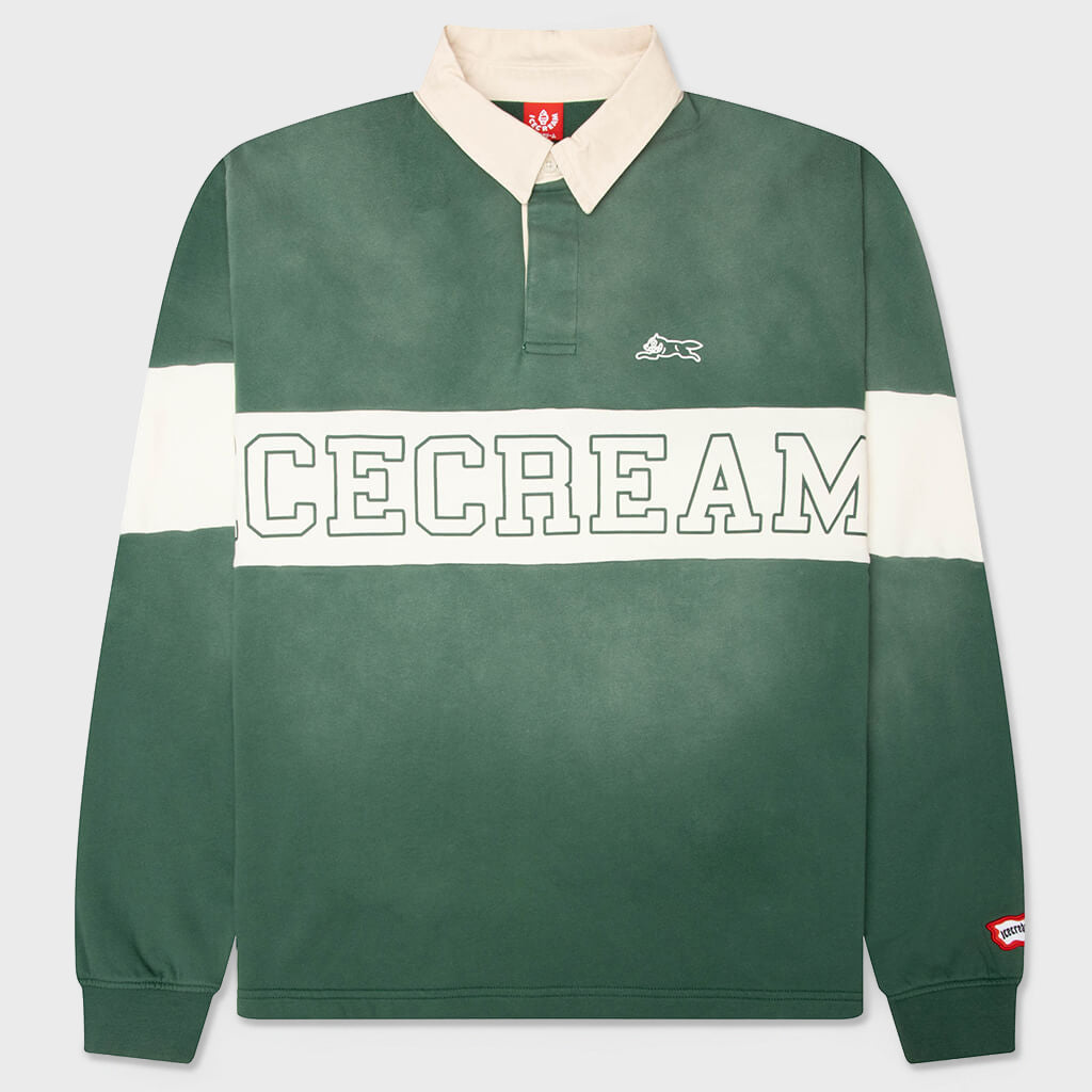 Ginger L/S Polo - Hunter Green