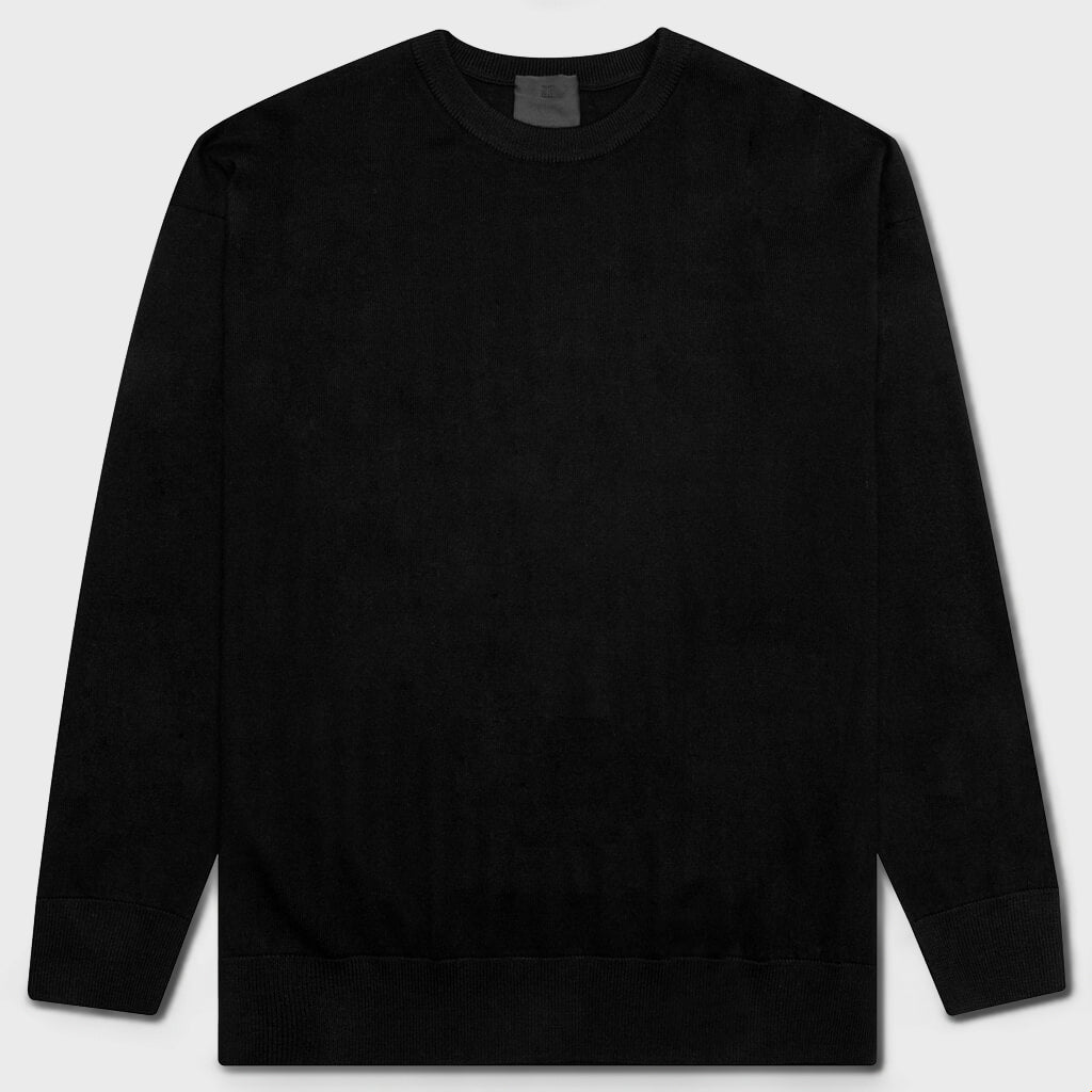 Bandana Crewneck Sweater - Black