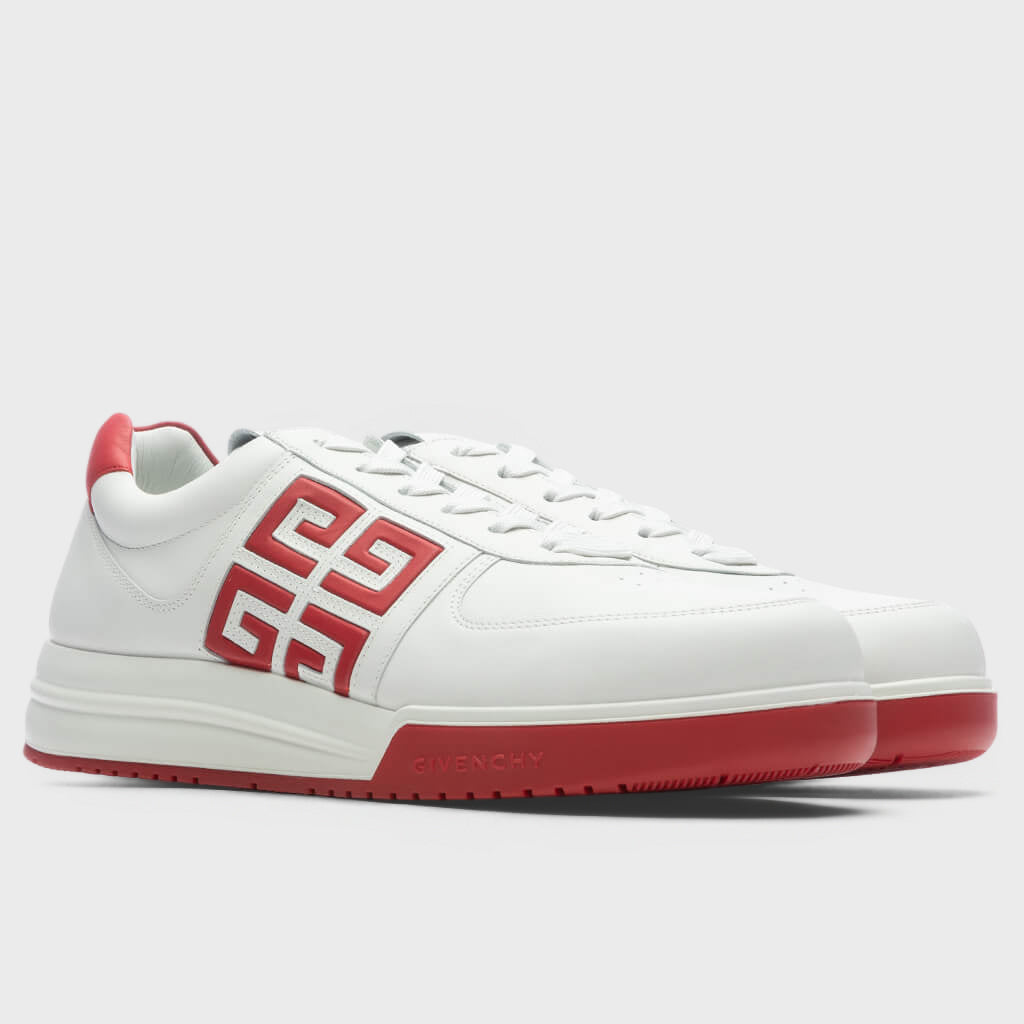 G4 Low Sneakers - White/Red