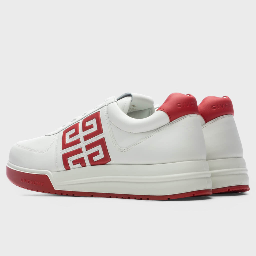 G4 Low Sneakers - White/Red