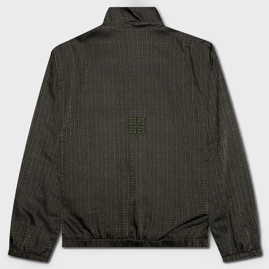 Garment Dye Embroidered Jacket - Military Green