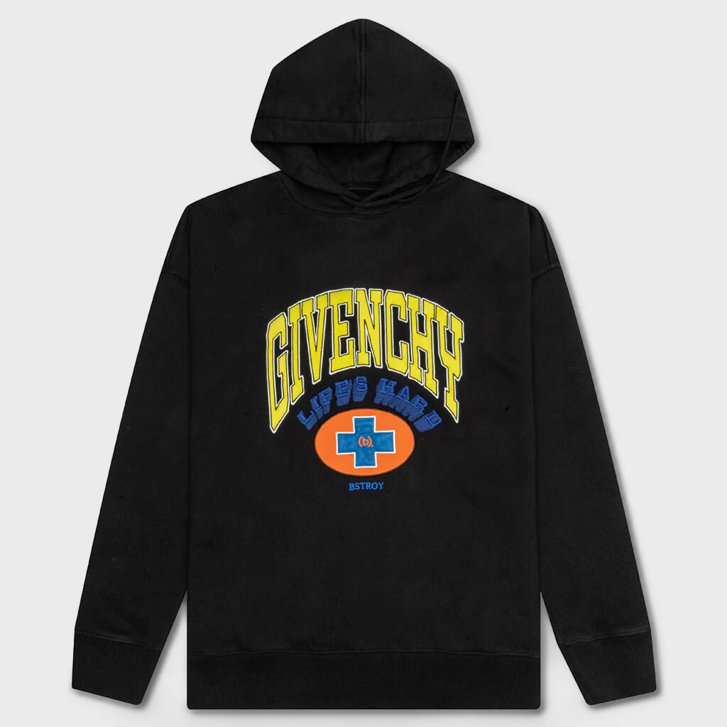 Global Peace Slim Fit Hoodie - Black