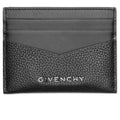 Leather Card Holder 2x3cc - Black