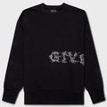 Logo Barbed Oversized Sweatshirt - Black