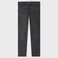 Skinny Fit Trousers w/ All Over - Dark Grey