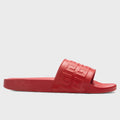 Slide 4G Flat Sandals - Red