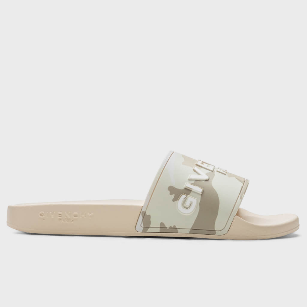 Slide Sandals - Beige/Brown