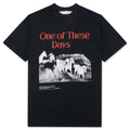 Glad You're Here With Me T-Shirt - Hard Washed Black