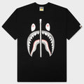 Glitter Shark Tee - Black