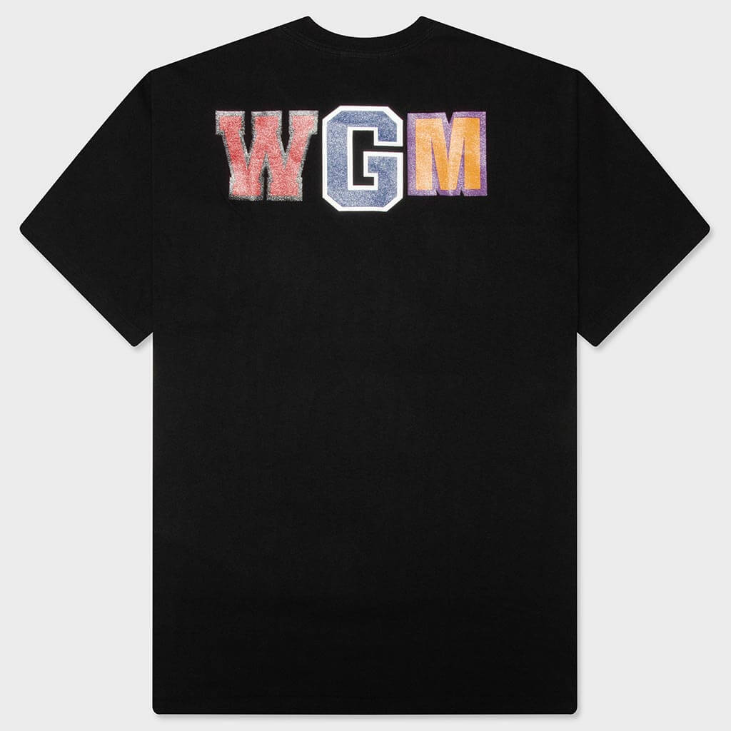 Glitter Shark Tee - Black