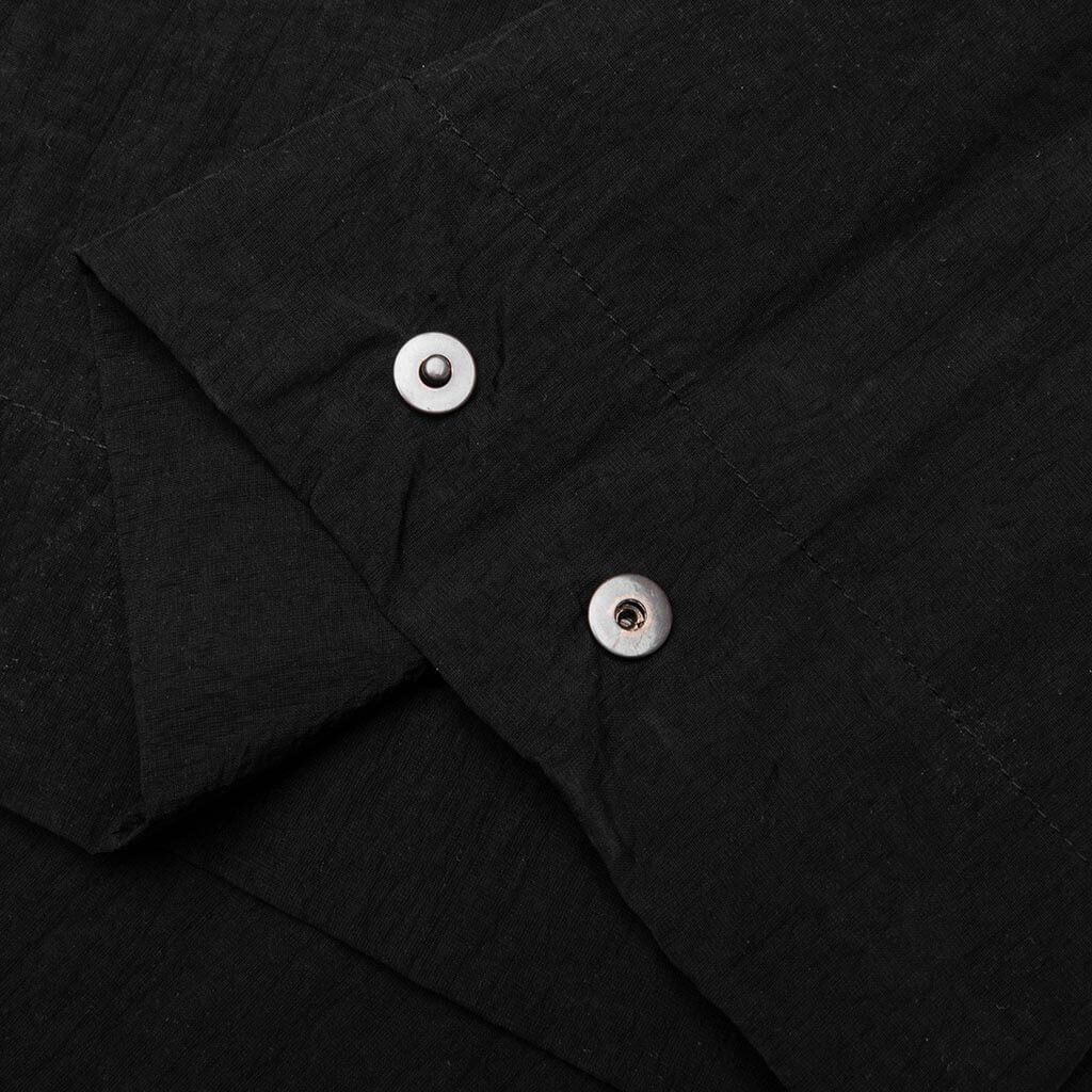 Glossy Arrow Nylon Relax Track Pant - Black