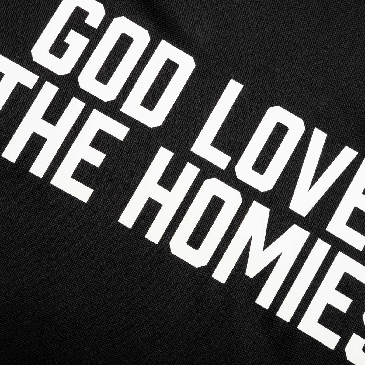 God Loves The Homies Jersey - Black