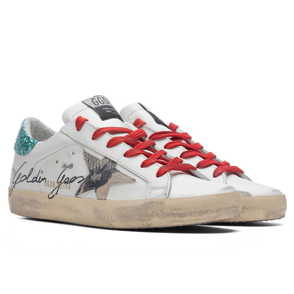 Women's Super-Star Sneakers - White/Beige Grey Phyton