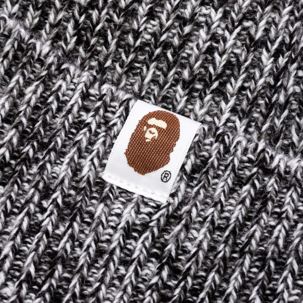 Gradient Knit Cap - Black