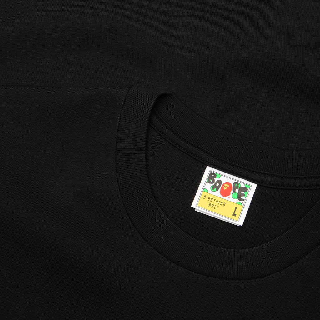 Graffiti Bape Logo Relaxed Fit Tee - Black