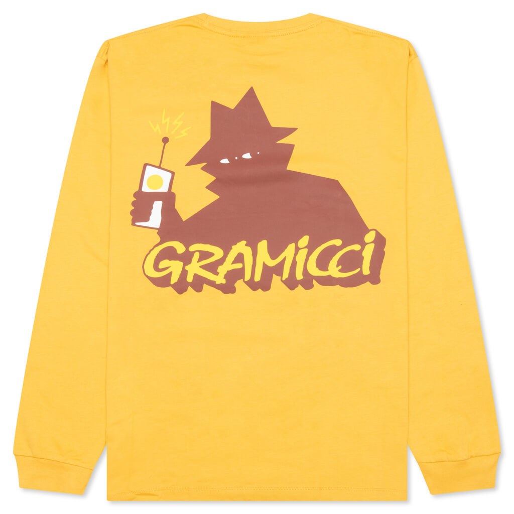Records L/S Tee - Mustard
