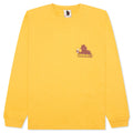 Records L/S Tee - Mustard