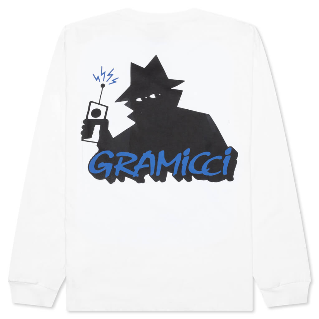 Records L/S Tee - White
