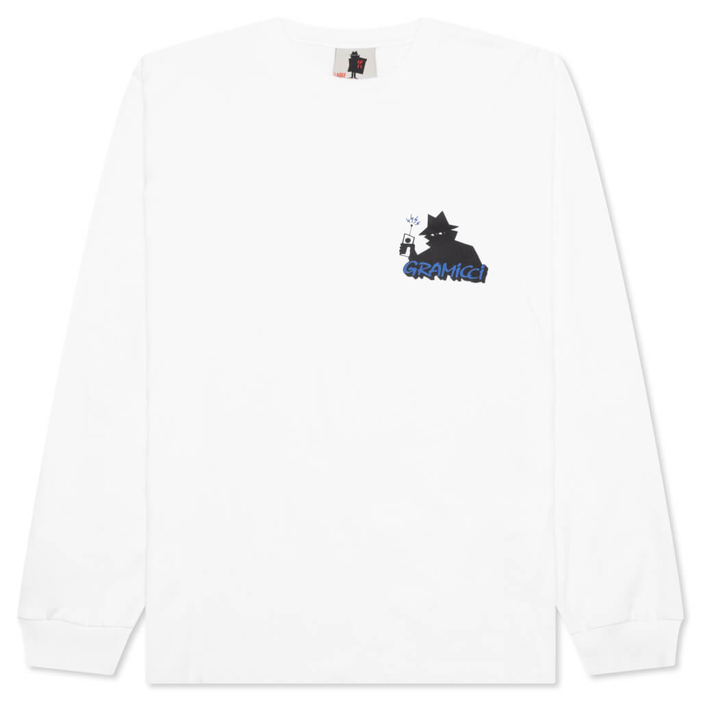 Records L/S Tee - White