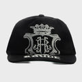 Grand Cru Crest Curved Brim Hat - Black/White