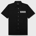 Gros Grain in Poplin Shirt - Black